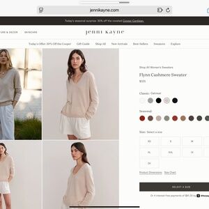 JENNI KAYNE FLYNN UNDYED STONE NEW